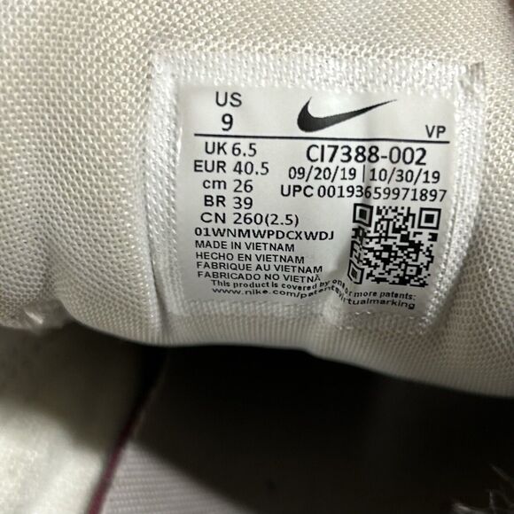 Nike Air Max 97 Womens Size 9 Shoes White Gray Red CI7388-002 Reflective Shoes - Picture 11 of 13